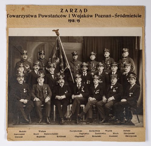 Fotografia: Zarząd Towarzystwa Powstańców i Wojaków Poznań-Śródmieście w latach 1922-1923
